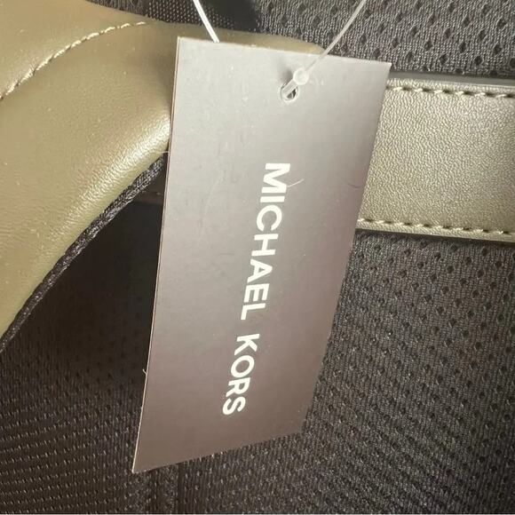 Michael Kors  Green Commuter Back Pack Bag, 11"X 16"X 6.5" - Picture 13 of 14